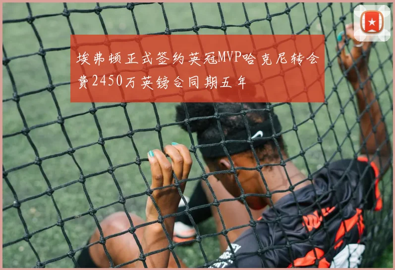 埃弗顿正式签约英冠MVP哈克尼转会费2450万英镑合同期五年